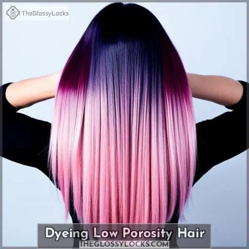 Dyeing Low Porosity Hair