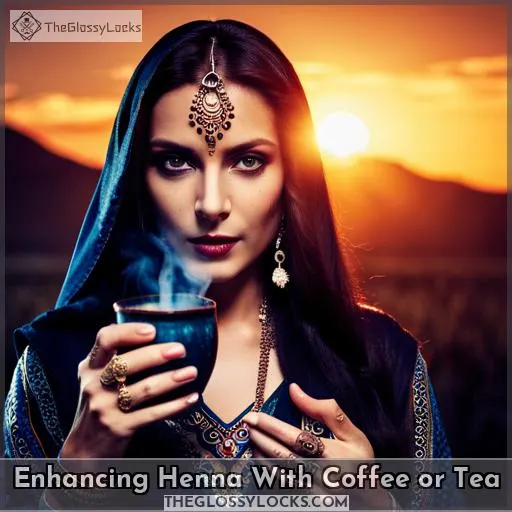 Enhancing Henna With Coffee or Tea