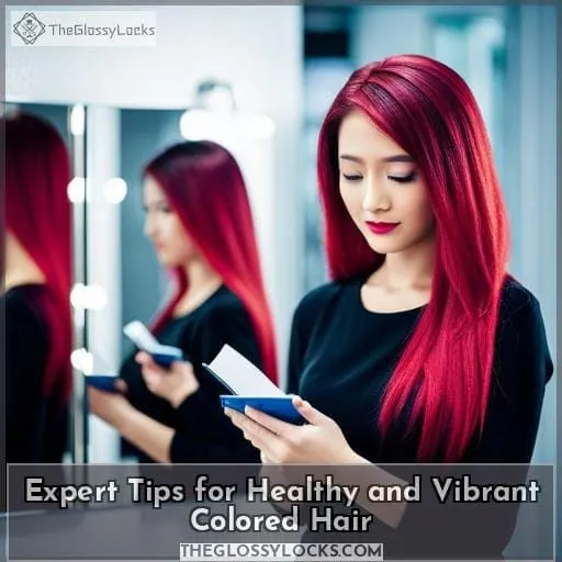 Expert Tips for Healthy and Vibrant Colored Hair