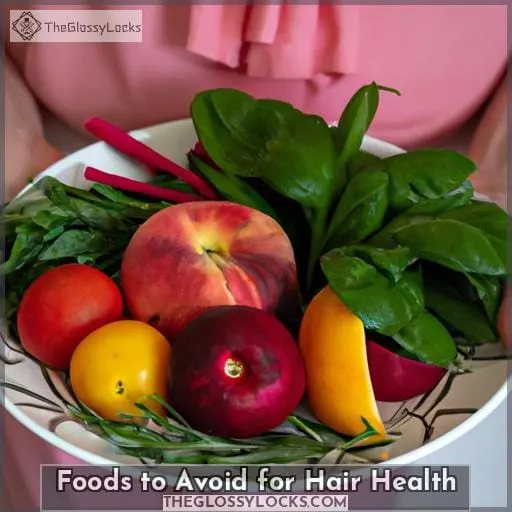 Foods to Avoid for Hair Health