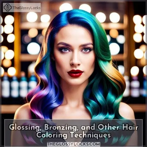 Glossing, Bronzing, and Other Hair Coloring Techniques