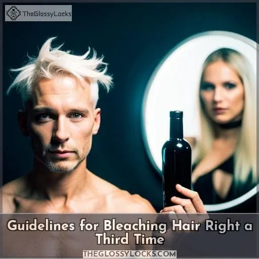 Guidelines for Bleaching Hair Right a Third Time