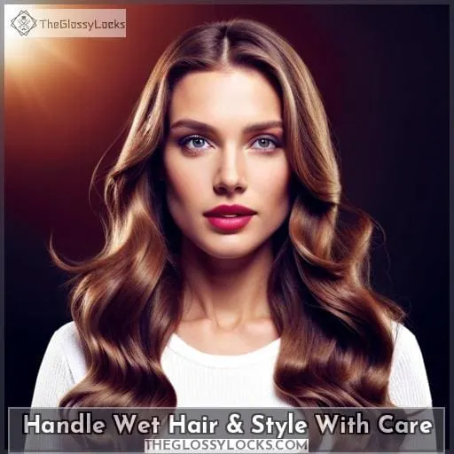 Handle Wet Hair & Style With Care