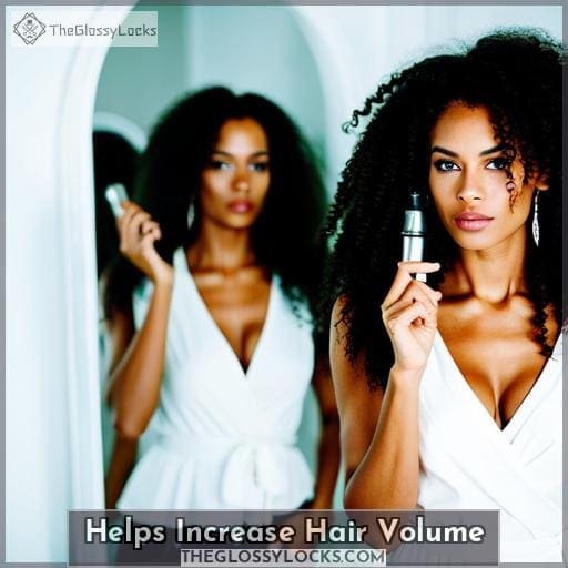 Helps Increase Hair Volume Helps Increase Hair Volume
