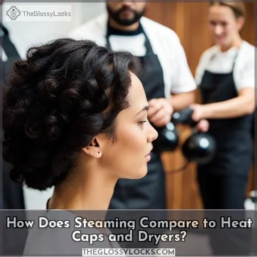 How Does Steaming Compare to Heat Caps and Dryers?