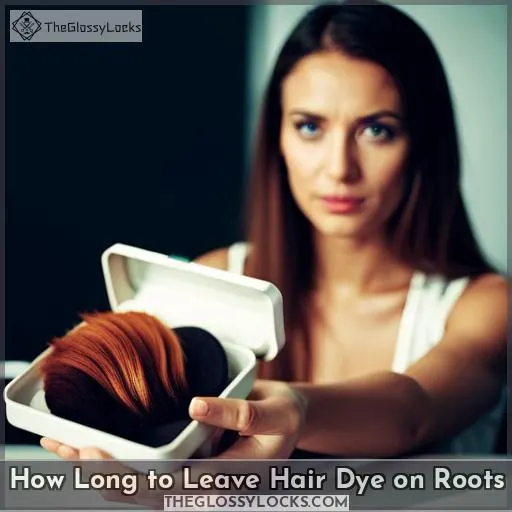 how long to leave hair dye on roots