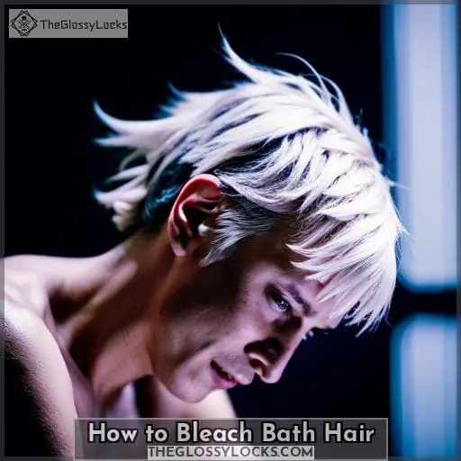 How to Bleach Bath Hair