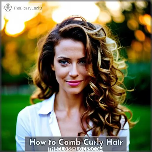 how to comb curly hair