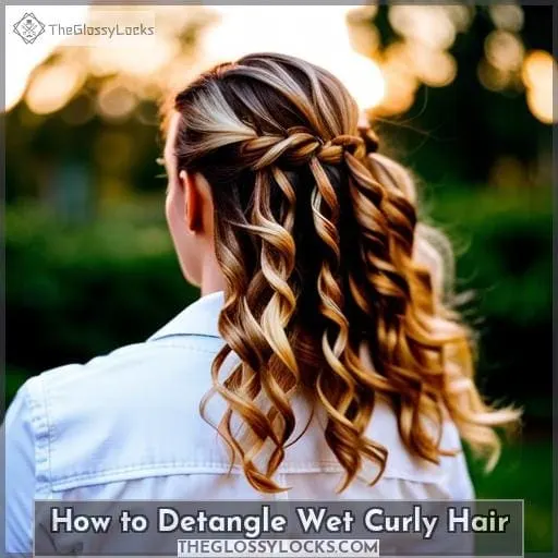 How to Detangle Wet Curly Hair