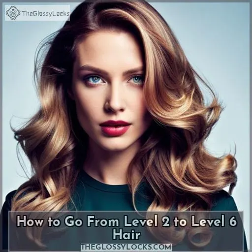 how to go from level 2 to level 6 hair