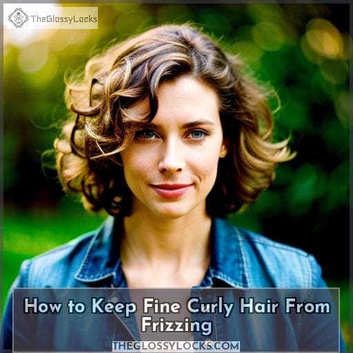 How to Keep Fine Curly Hair From Frizzing