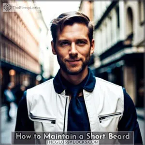 how to maintain a short beard
