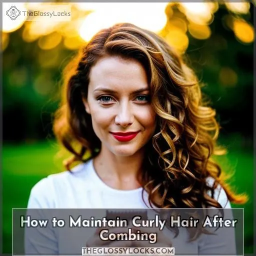 How to Maintain Curly Hair After Combing
