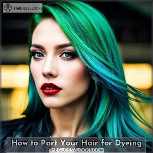 How to Part Your Hair for Dyeing