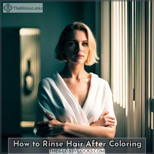 How to Rinse Hair After Coloring