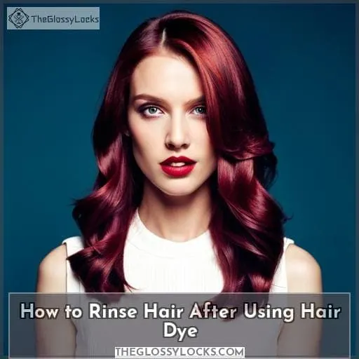 How to Rinse Hair After Using Hair Dye