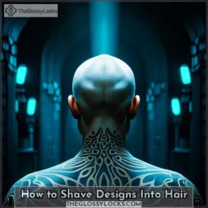 how to shave designs into hair
