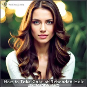how to take care of rebonded hair
