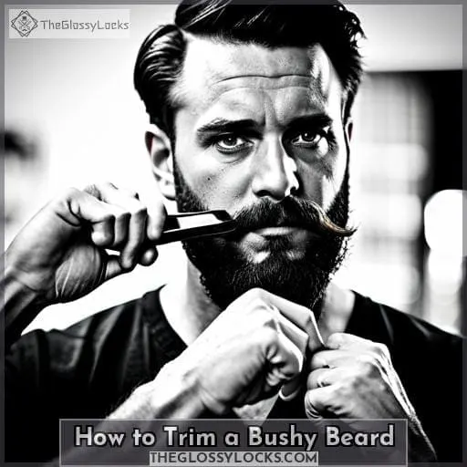 how to trim a bushy beard