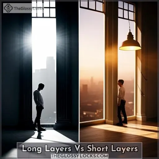 long layers vs short layers