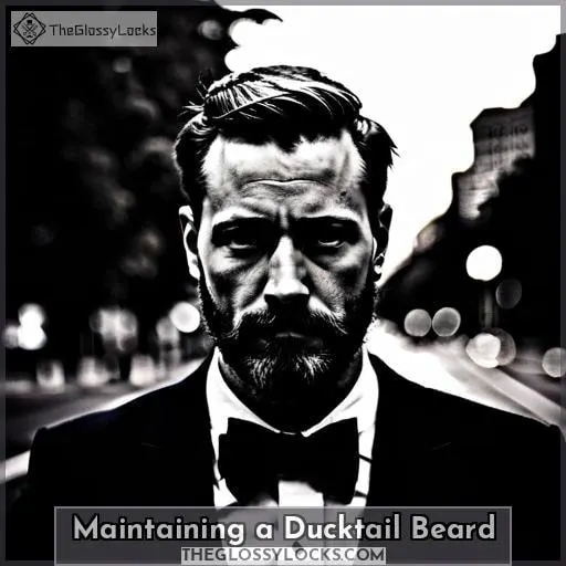 Maintaining a Ducktail Beard