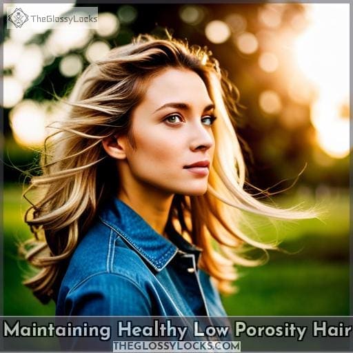 Maintaining Healthy Low Porosity Hair