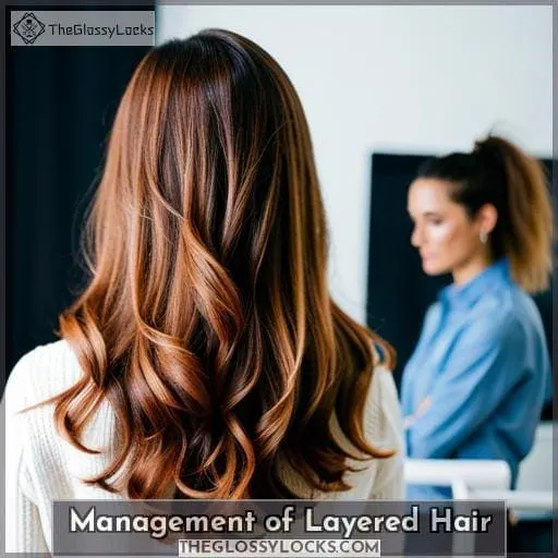 Management of Layered Hair