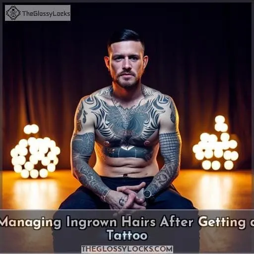 Managing Ingrown Hairs After Getting a Tattoo