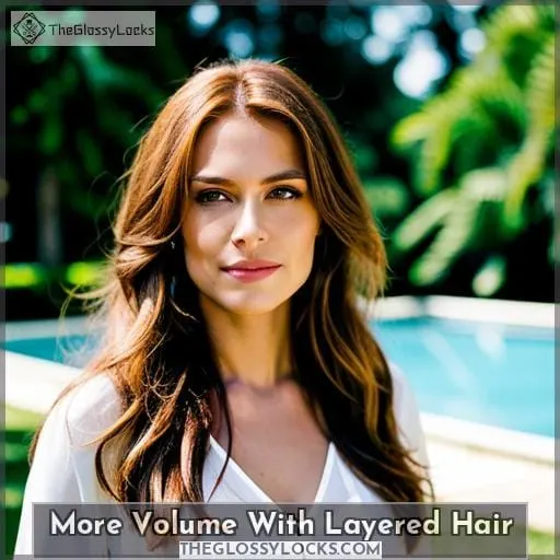 More Volume With Layered Hair