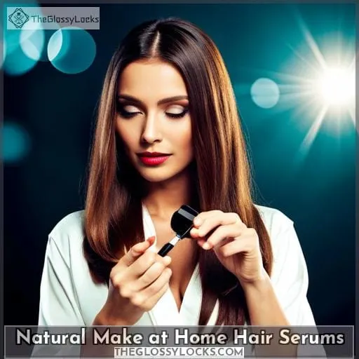 natural make at home hair serums