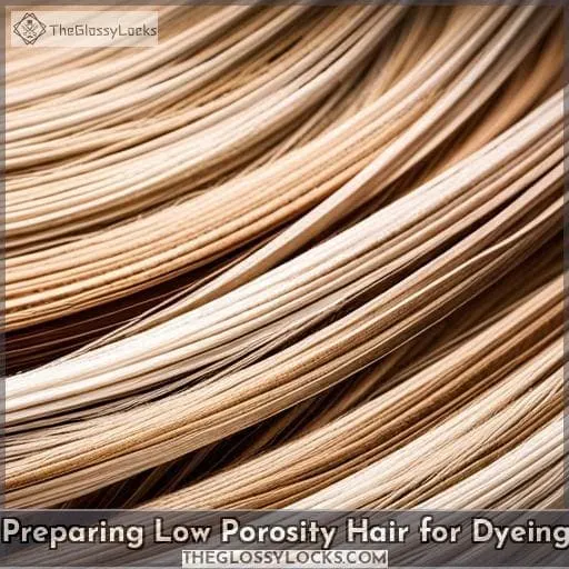 Preparing Low Porosity Hair for Dyeing