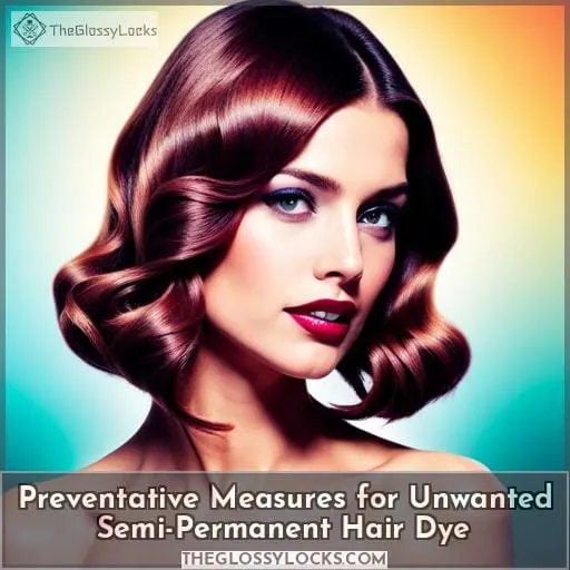 Preventative Measures for Unwanted Semi-Permanent Hair Dye