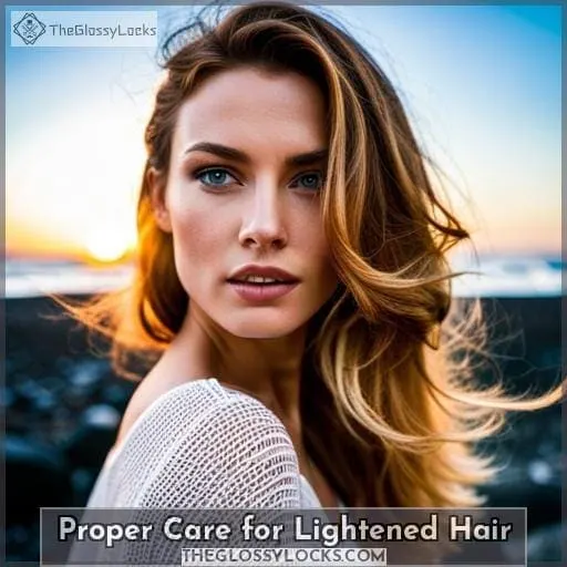 Proper Care for Lightened Hair
