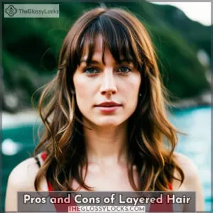 pros and cons of layered hair