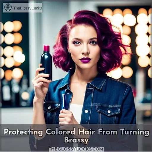 Protecting Colored Hair From Turning Brassy
