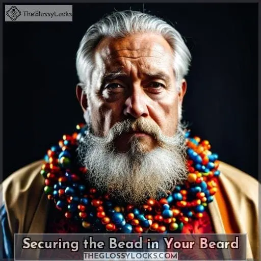 Securing the Bead in Your Beard