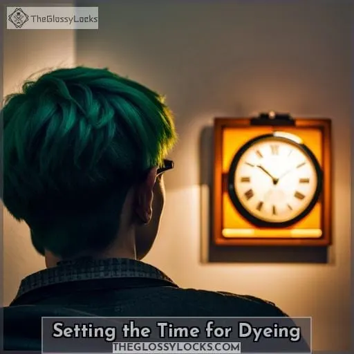Setting the Time for Dyeing