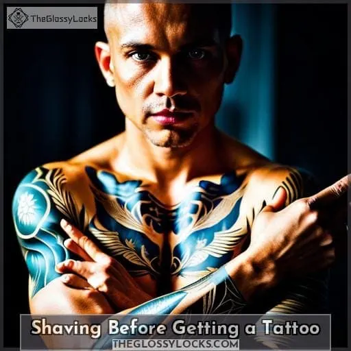 Shaving Before Getting a Tattoo