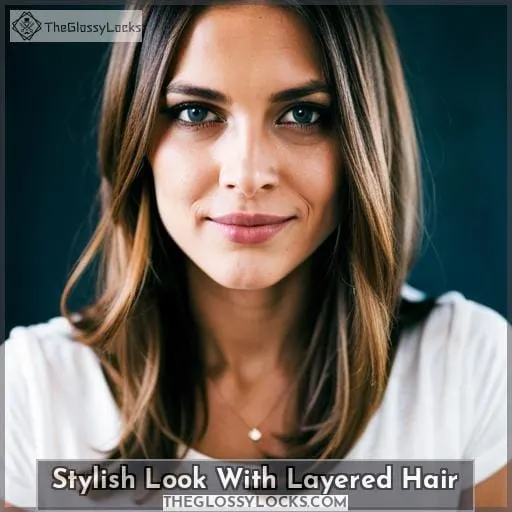 Stylish Look With Layered Hair