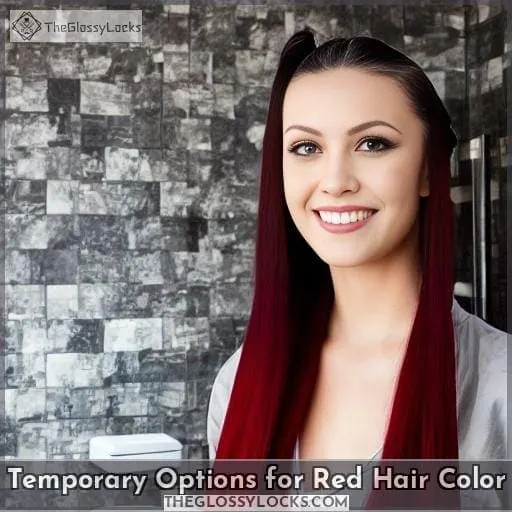 Temporary Options for Red Hair Color