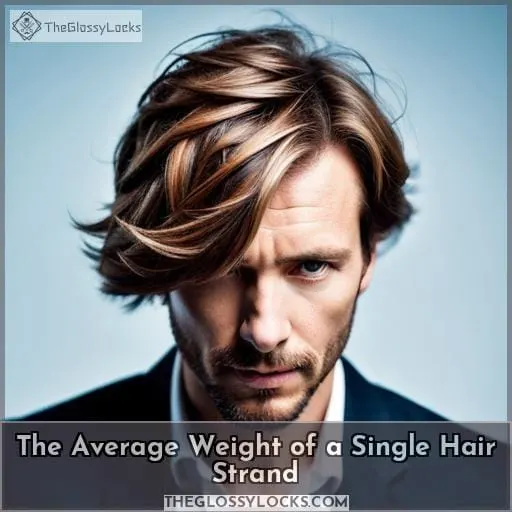 The Average Weight of a Single Hair Strand