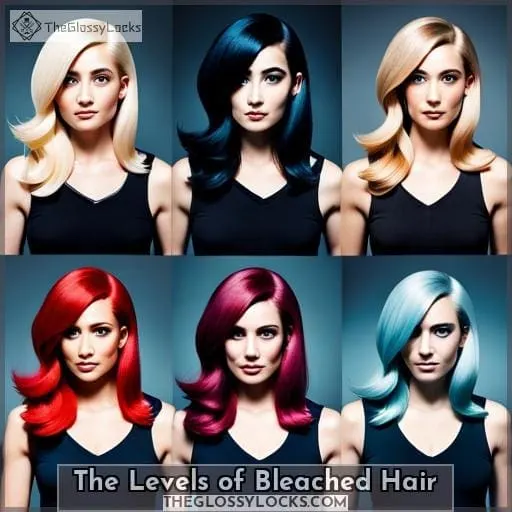 The Levels of Bleached Hair
