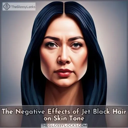 The Negative Effects of Jet Black Hair on Skin Tone