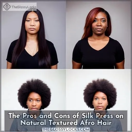 The Pros and Cons of Silk Press on Natural Textured Afro Hair