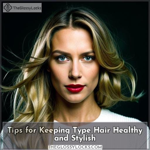 Tips for Keeping Type Hair Healthy and Stylish
