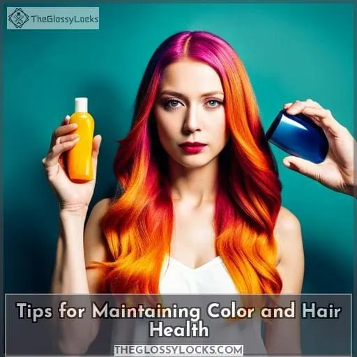 Tips for Maintaining Color and Hair Health