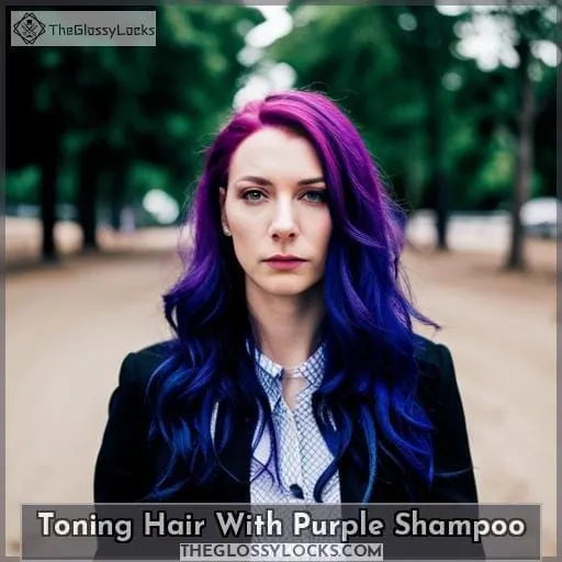 Toning Hair With Purple Shampoo