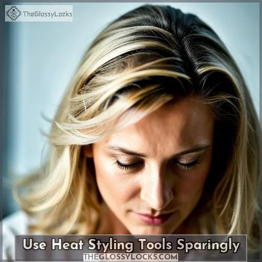 Use Heat Styling Tools Sparingly