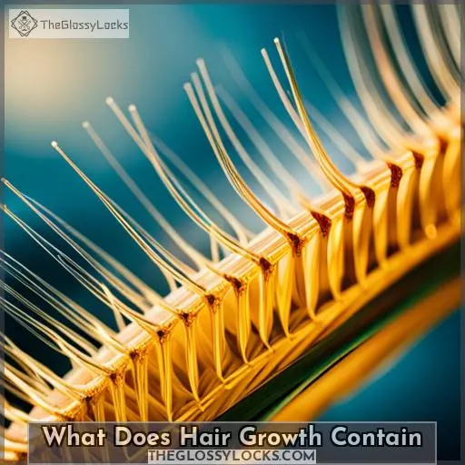what does hair growth contain