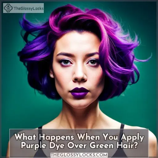 What Happens When You Apply Purple Dye Over Green Hair?